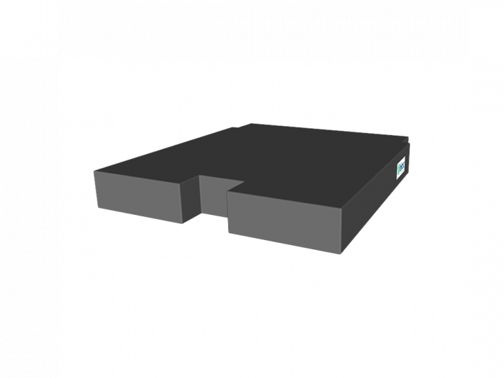 Coussin pour plaque jambe