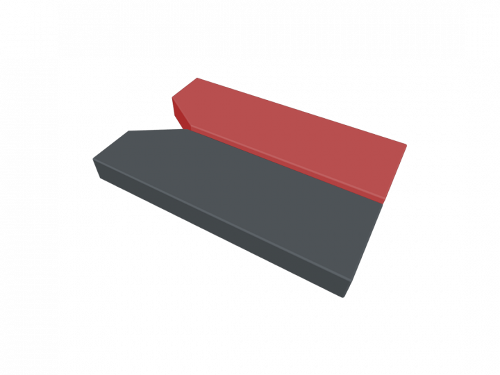 Coussin pour plaque jambière gauche