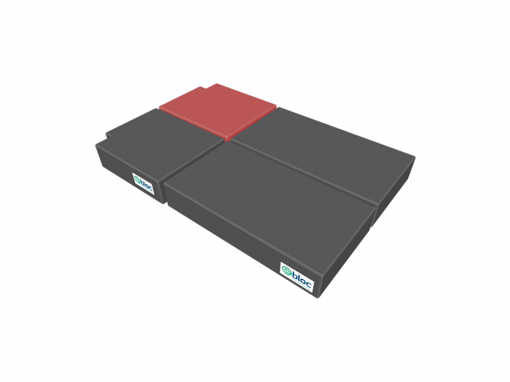 Coussin pour plaque cuisse gauche