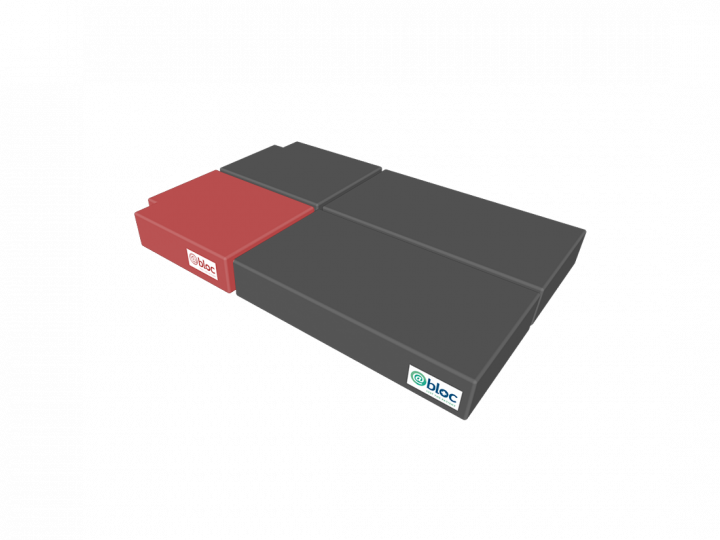 Coussin pour plaque cuisse droite