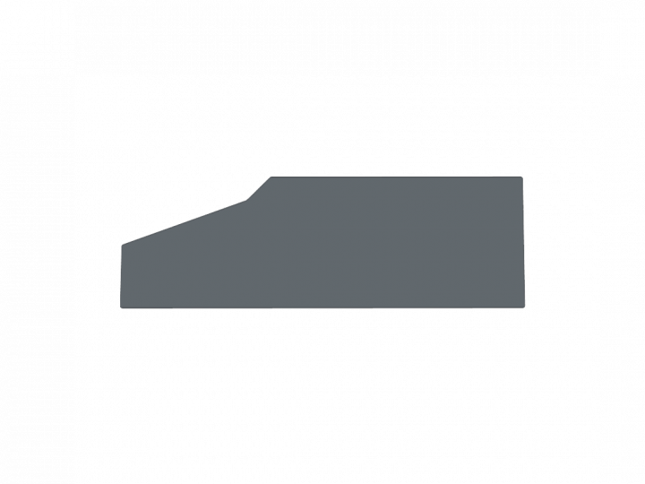 Coussin pour plaque jambe droite