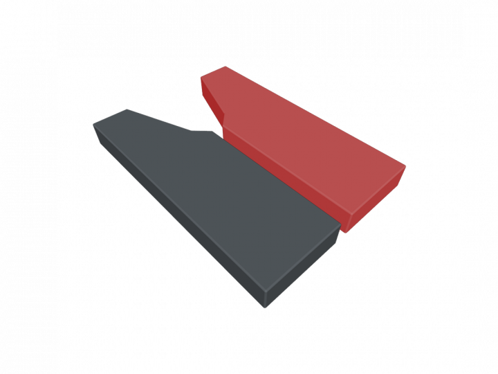 Coussin pour plaque jambe gauche