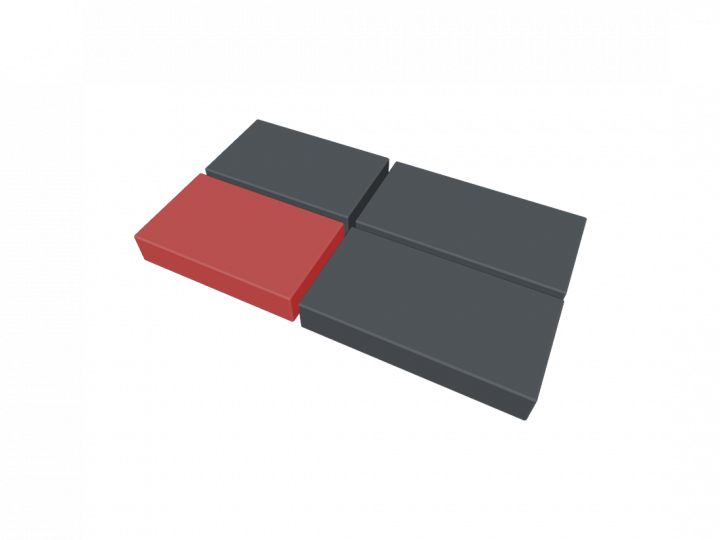 Coussin pour plaque cuisse