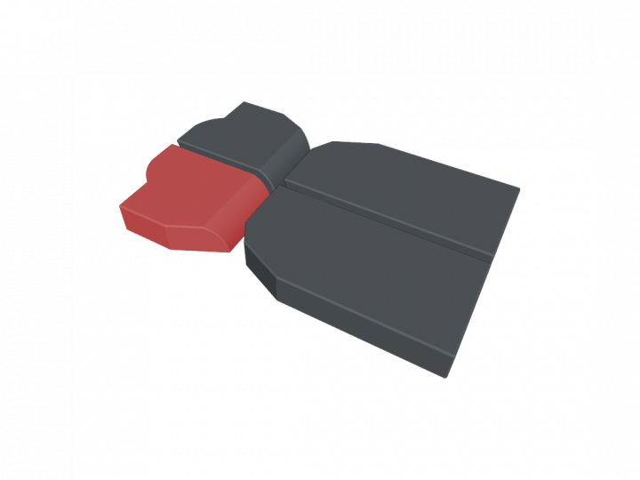 Coussin pour plaque cuisse droite