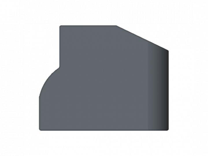 Coussin pour plaque cuisse gauche