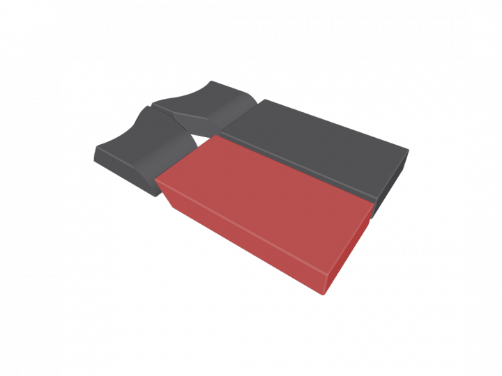 Coussin pour plaque mollet