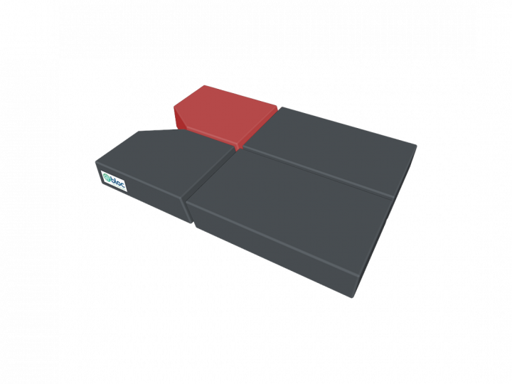 Coussin pour plaque cuisse gauche