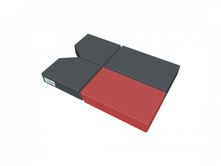 Coussin pour plaque mollet