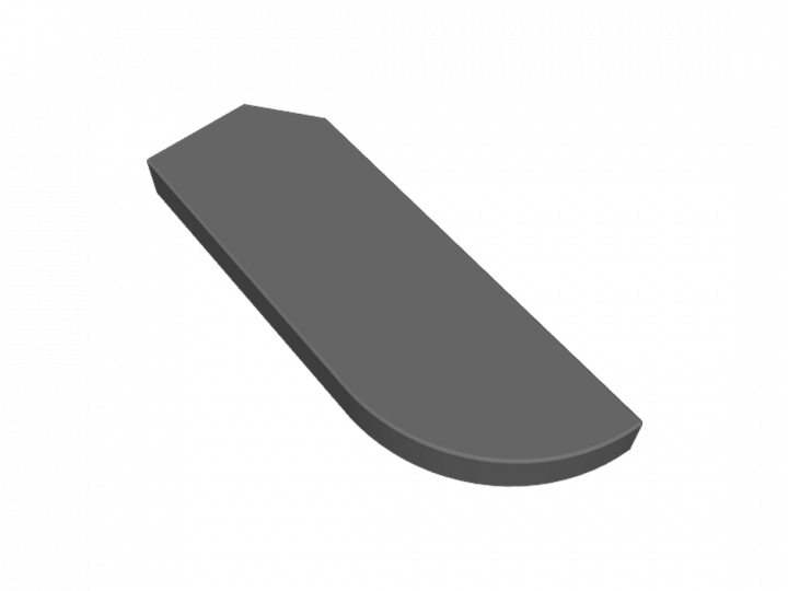 Coussin pour plaque jambe droite