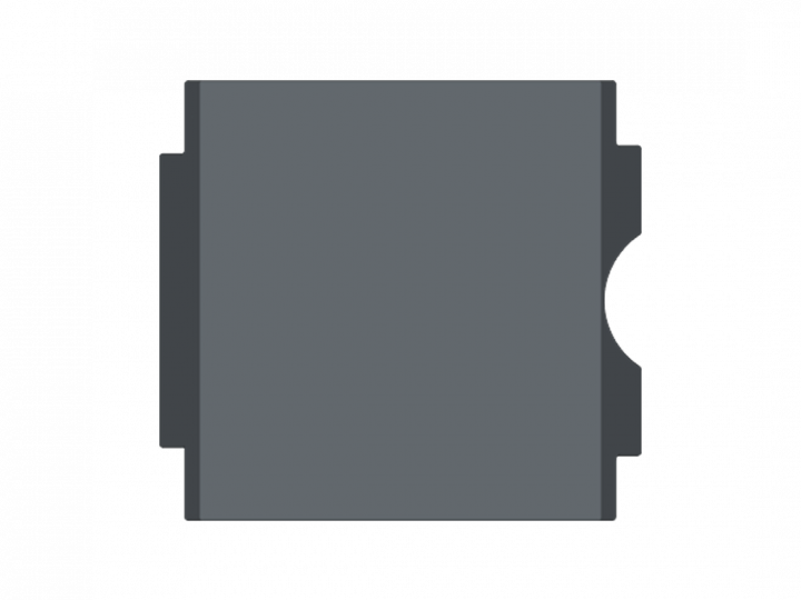 Coussin pour plaque siège