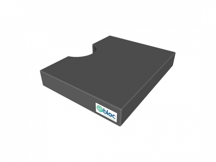 Coussin pour plaque siège