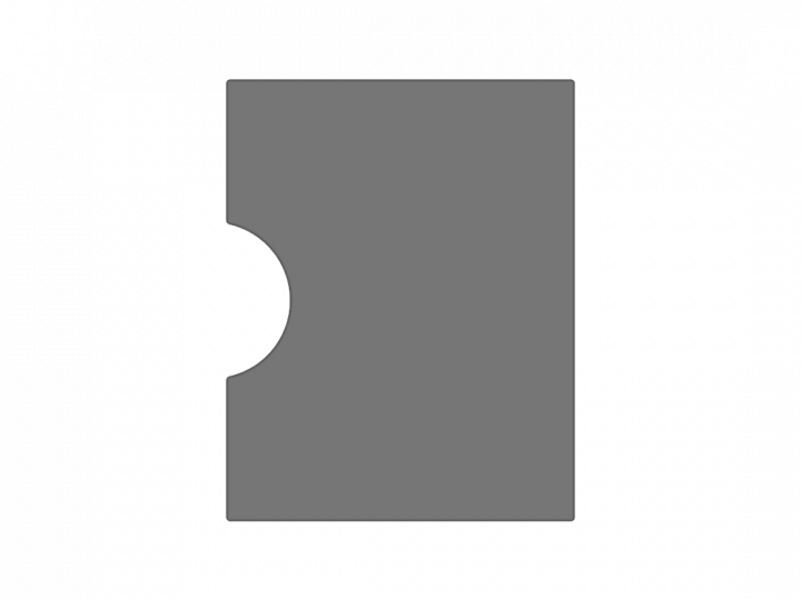 Coussin pour plaque siège