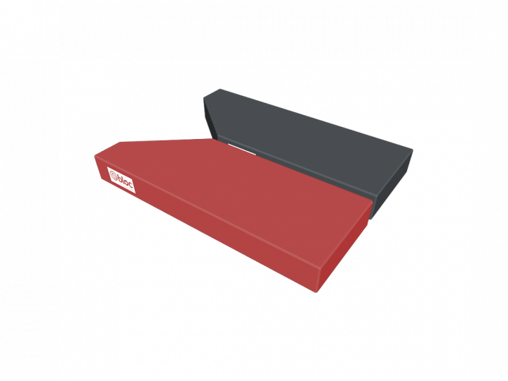 Coussin pour plaque jambe droite