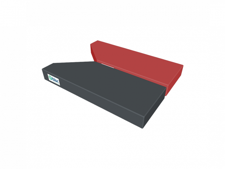 Coussin pour plaque jambe gauche