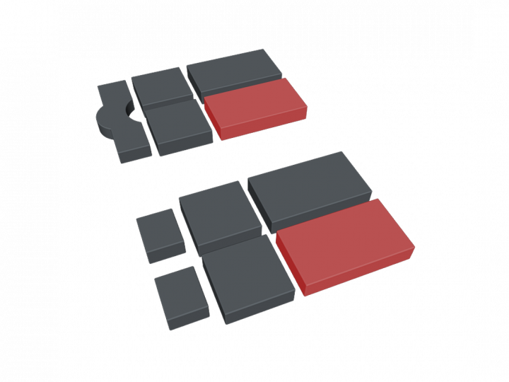 Coussin pour plaque mollet