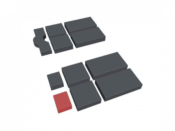 Coussin pour plaque intermédiaire