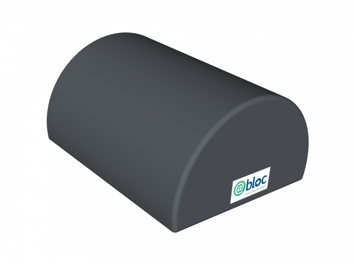 Coussin demi-cylindrique