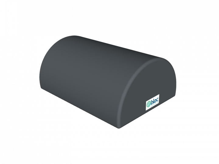 Coussin demi-cylindrique