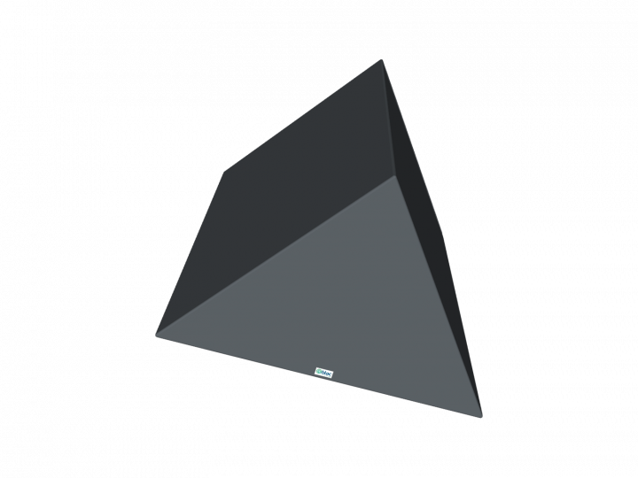 Coussin triangulaire isocèle