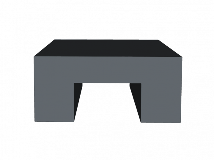 Coussin protège jambe en U